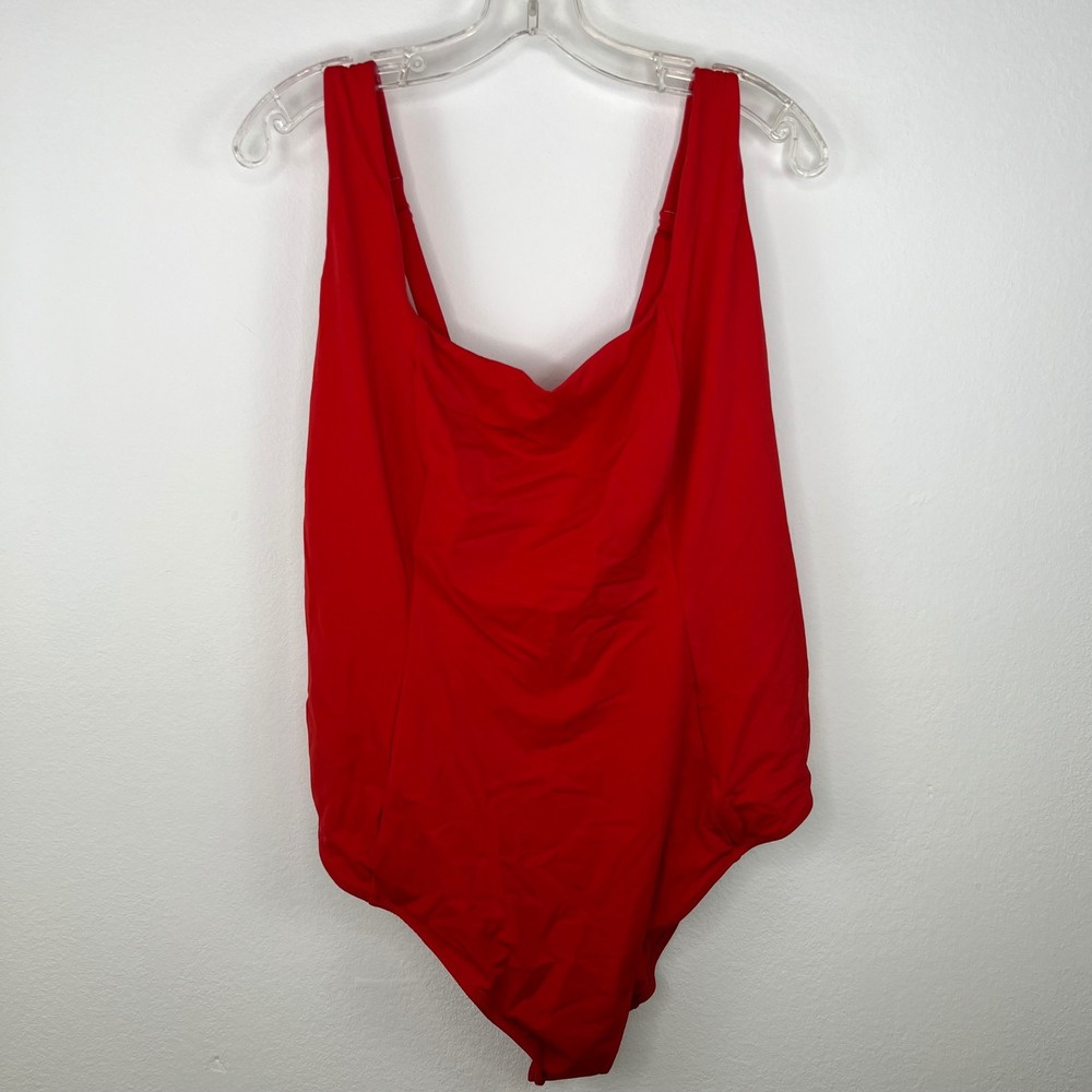 Yitty Fabletics Women's Swimsuit One Piece Plus Size 4X Red